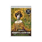 Carti si Birotica - Carti - Carti pentru copii - Carti de colorat - Carte de colorat antistres , 42 de ilustratii Inspiratii de la Gustav Klimt - Volumul II, 88 pagini, A5 - Infinity.ro