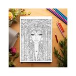 Carti si Birotica - Carti - Carti pentru copii - Carti de colorat - Carte de colorat antistres , 42 de ilustratii Inspiratii de la Gustav Klimt - Volumul II, 88 pagini, A5 - Infinity.ro