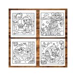 Carti si Birotica - Carti - Carti pentru copii - Carti de colorat - Carte de colorat antistres , 44 de ilustratii Viata Sirenelor, 94 pagini, A5 - Infinity.ro