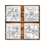 Carti si Birotica - Carti - Carti pentru copii - Carti de colorat - Carte de colorat antistres , 45 de ilustratii Bestie Moments, 96 pagini, A5 - Infinity.ro