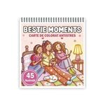 Carti si Birotica - Carti - Carti pentru copii - Carti de colorat - Carte de colorat antistres , 45 de ilustratii Bestie Moments, 96 pagini, A5 - Infinity.ro