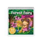 Carti si Birotica - Carti - Carti pentru copii - Carti de colorat - Carte de colorat antistres , 44 de ilustratii Forest Fairy, 94 pagini, A5 - Infinity.ro