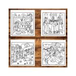 Carti si Birotica - Carti - Carti pentru copii - Carti de colorat - Carte de colorat antistres , 45 de ilustratii Bestie Moments, 96 pagini, A5 - Infinity.ro
