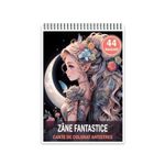 Carti si Birotica - Carti - Carti pentru copii - Carti de colorat - Carte de colorat antistres , 44 de ilustratii Zane Fantastice, 94 pagini, A5 - Infinity.ro