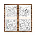 Carti si Birotica - Carti - Carti pentru copii - Carti de colorat - Carte de colorat antistres , 45 de ilustratii Cute Dragons - Volumul II, 96 pagini, A5 - Infinity.ro