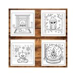 Carti si Birotica - Carti - Carti pentru copii - Carti de colorat - Carte de colorat antistres , 45 de ilustratii Cozy Winter - Volumul II, 96 pagini, A5 - Infinity.ro