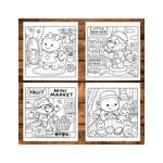Carti si Birotica - Carti - Carti pentru copii - Carti de colorat - Carte de colorat antistres , 45 de ilustratii Cute Dragons - Volumul II, 96 pagini, A5 - Infinity.ro