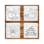 Carti si Birotica - Carti - Carti pentru copii - Carti de colorat - Carte de colorat antistres , 45 de ilustratii Cozy Winter - Volumul II, 96 pagini, A5 - Infinity.ro