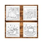Carti si Birotica - Carti - Carti pentru copii - Carti de colorat - Carte de colorat antistres , 45 de ilustratii Cozy Winter - Volumul III, 96 pagini, A5 - Infinity.ro