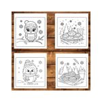 Carti si Birotica - Carti - Carti pentru copii - Carti de colorat - Carte de colorat antistres , 45 de ilustratii Cozy Winter - Volumul III, 96 pagini, A5 - Infinity.ro