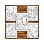 Carti si Birotica - Carti - Carti pentru copii - Carti de colorat - Carte de colorat antistres , 45 de ilustratii Pregnancy Moments, 96 pagini, A5 - Infinity.ro