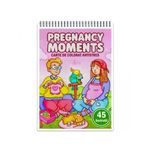 Carti si Birotica - Carti - Carti pentru copii - Carti de colorat - Carte de colorat antistres , 45 de ilustratii Pregnancy Moments, 96 pagini, A5 - Infinity.ro