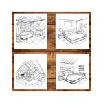 Carti si Birotica - Carti - Carti pentru copii - Carti de colorat - Carte de colorat antistres , 45 de ilustratii Simple Homes, 96 pagini, A5 - Infinity.ro