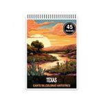Carti si Birotica - Carti - Carti pentru copii - Carti de colorat - Carte de colorat antistres , 45 de ilustratii Texas, 96 pagini, A5 - Infinity.ro