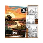 Carti si Birotica - Carti - Carti pentru copii - Carti de colorat - Carte de colorat antistres , 45 de ilustratii Texas, 96 pagini, A5 - Infinity.ro