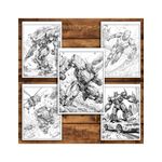 Carti si Birotica - Carti - Carti pentru copii - Carti de colorat - Carte de colorat antistres , 45 de ilustratii Transformers, 96 pagini, A5 - Infinity.ro