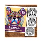 Carti si Birotica - Carti - Carti pentru copii - Carti de colorat - Carte de colorat antistres , 50 de ilustratii Catei Mandala - Volumul IV, 106 pagini, A5 - Infinity.ro