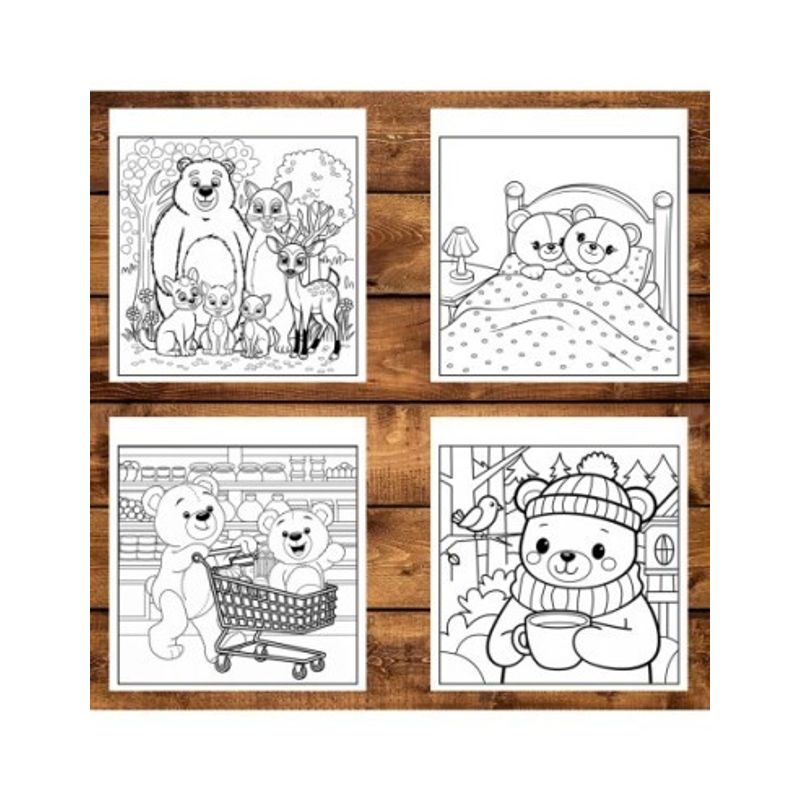Carti si Birotica - Carti - Carti pentru copii - Carti de colorat - Carte de colorat antistres , 50 de ilustratii Comfy Days - Volumul II, 106 pagini, A5 - Infinity.ro