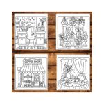 Carti si Birotica - Carti - Carti pentru copii - Carti de colorat - Carte de colorat antistres , 50 de ilustratii Cozy Corner, 106 pagini, A5 - Infinity.ro