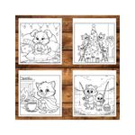 Carti si Birotica - Carti - Carti pentru copii - Carti de colorat - Carte de colorat antistres , 50 de ilustratii Cozy Friends - Volumul I, 106 pagini, A5 - Infinity.ro
