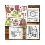 Carti si Birotica - Carti - Carti pentru copii - Carti de colorat - Carte de colorat antistres , 50 de ilustratii Cozy Winter - Volumul IV, 106 pagini, A5 - Infinity.ro