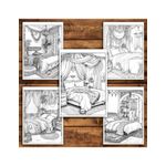 Carti si Birotica - Carti - Carti pentru copii - Carti de colorat - Carte de colorat antistres , 50 de ilustratii Dormitoare Boho, 106 pagini, A5 - Infinity.ro