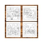 Carti si Birotica - Carti - Carti pentru copii - Carti de colorat - Carte de colorat antistres , 50 de ilustratii Cute Fluffy, 106 pagini, A5 - Infinity.ro