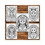 Carti si Birotica - Carti - Carti pentru copii - Carti de colorat - Carte de colorat antistres , 50 de ilustratii Eleganta Felinelor, 106 pagini, A5 - Infinity.ro