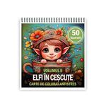 Carti si Birotica - Carti - Carti pentru copii - Carti de colorat - Carte de colorat antistres , 50 de ilustratii Elfi in Cescute - Volumul II, 106 pagini, A5 - Infinity.ro