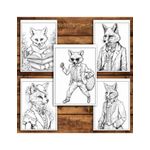 Carti si Birotica - Carti - Carti pentru copii - Carti de colorat - Carte de colorat antistres , 50 de ilustratii Fantasy Fox, 106 pagini, A5 - Infinity.ro
