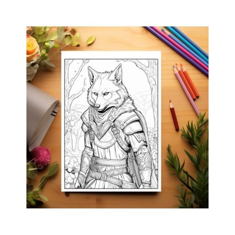 Carti si Birotica - Carti - Carti pentru copii - Carti de colorat - Carte de colorat antistres , 50 de ilustratii Fantasy Fox, 106 pagini, A5 - Infinity.ro