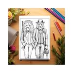 Carti si Birotica - Carti - Carti pentru copii - Carti de colorat - Carte de colorat antistres , 50 de ilustratii Fantasy Lion, 106 pagini, A5 - Infinity.ro