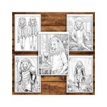 Carti si Birotica - Carti - Carti pentru copii - Carti de colorat - Carte de colorat antistres , 50 de ilustratii Fantasy Lion, 106 pagini, A5 - Infinity.ro