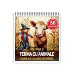Carti si Birotica - Carti - Carti pentru copii - Carti de colorat - Carte de colorat antistres , 50 de ilustratii Ferma cu animale - Volumul II, 106 pagini, A5 - Infinity.ro