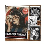 Carti si Birotica - Carti - Carti pentru copii - Carti de colorat - Carte de colorat antistres , 50 de ilustratii Frumusete Diabolica, 106 pagini, A5 - Infinity.ro