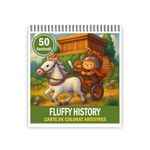 Carti si Birotica - Carti - Carti pentru copii - Carti de colorat - Carte de colorat antistres , 50 de ilustratii Fluffy History, 106 pagini, A5 - Infinity.ro