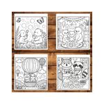 Carti si Birotica - Carti - Carti pentru copii - Carti de colorat - Carte de colorat antistres , 50 de ilustratii Fuzzy Hygge Friends - Volumul II,, 106 pagini, A5 - Infinity.ro