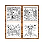 Carti si Birotica - Carti - Carti pentru copii - Carti de colorat - Carte de colorat antistres , 50 de ilustratii Ghost's Life - Volumul I, 106 pagini, A5 - Infinity.ro
