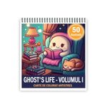 Carti si Birotica - Carti - Carti pentru copii - Carti de colorat - Carte de colorat antistres , 50 de ilustratii Ghost's Life - Volumul I, 106 pagini, A5 - Infinity.ro