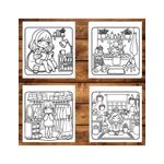 Carti si Birotica - Carti - Carti pentru copii - Carti de colorat - Carte de colorat antistres , 50 de ilustratii Girl Room, 106 pagini, A5 - Infinity.ro