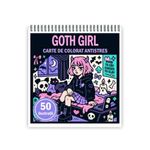 Carti si Birotica - Carti - Carti pentru copii - Carti de colorat - Carte de colorat antistres , 50 de ilustratii Goth Girl, 106 pagini, A5 - Infinity.ro