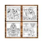 Carti si Birotica - Carti - Carti pentru copii - Carti de colorat - Carte de colorat antistres , 50 de ilustratii Goth Girl, 106 pagini, A5 - Infinity.ro