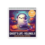Carti si Birotica - Carti - Carti pentru copii - Carti de colorat - Carte de colorat antistres , 50 de ilustratii Ghost's Life - Volumul II, 106 pagini, A5 - Infinity.ro