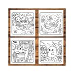Carti si Birotica - Carti - Carti pentru copii - Carti de colorat - Carte de colorat antistres , 50 de ilustratii Ghost on Vacation, 106 pagini, A5 - Infinity.ro
