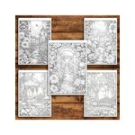 Carti si Birotica - Carti - Carti pentru copii - Carti de colorat - Carte de colorat antistres , 50 de ilustratii Gradini Fermecate - Volumul I, 106 pagini, A5 - Infinity.ro