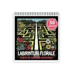 Carti si Birotica - Carti - Carti pentru copii - Carti de colorat - Carte de colorat antistres , 50 de ilustratii Labirinturi Florale, 106 pagini, A5 - Infinity.ro