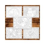 Carti si Birotica - Carti - Carti pentru copii - Carti de colorat - Carte de colorat antistres , 50 de ilustratii Mandale cu Pokemon, 106 pagini, A5 - Infinity.ro