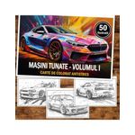 Carti si Birotica - Carti - Carti pentru copii - Carti de colorat - Carte de colorat antistres , 50 de ilustratii Masini Tunate - Volumul I, 106 pagini, A5 - Infinity.ro