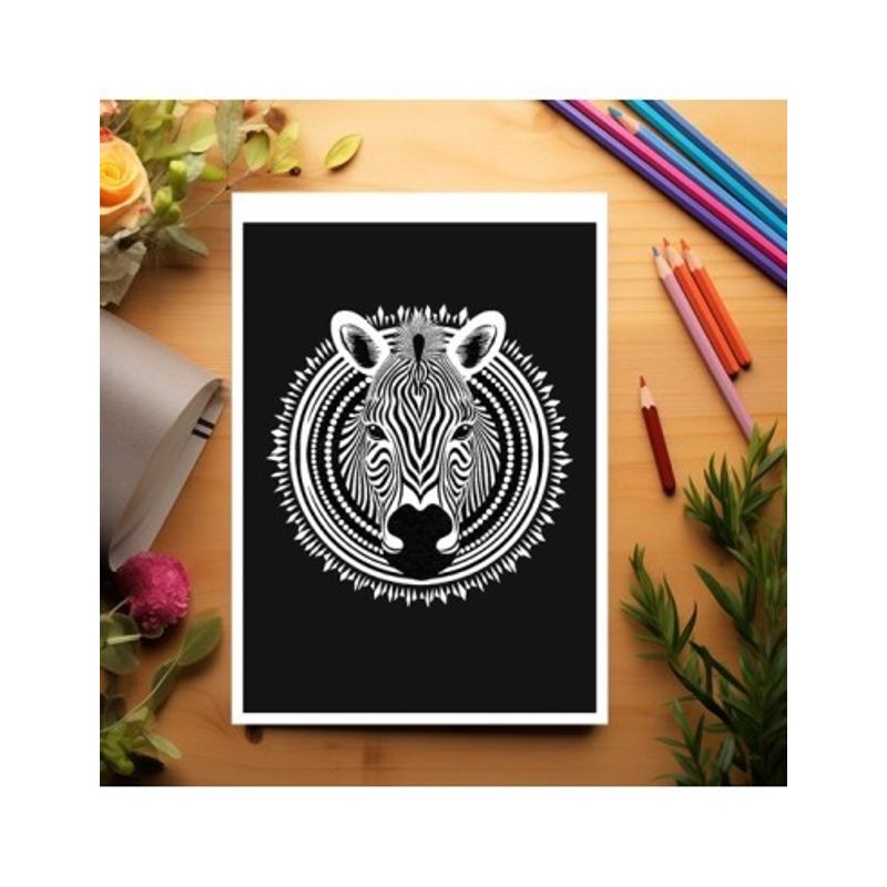 Carti si Birotica - Carti - Carti pentru copii - Carti de colorat - Carte de colorat antistres , 50 de ilustratii Minuni S?lbatice, 106 pagini, A5 - Infinity.ro