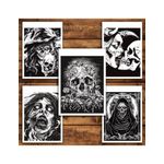 Carti si Birotica - Carti - Carti pentru copii - Carti de colorat - Carte de colorat antistres , 50 de ilustratii Nightfall Grimoire, 106 pagini, A5 - Infinity.ro